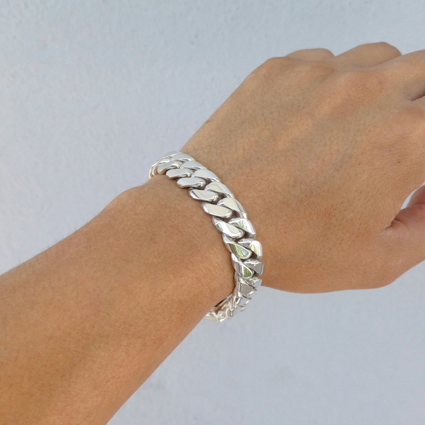 12MM Mexican Cuban Link Bracetlet