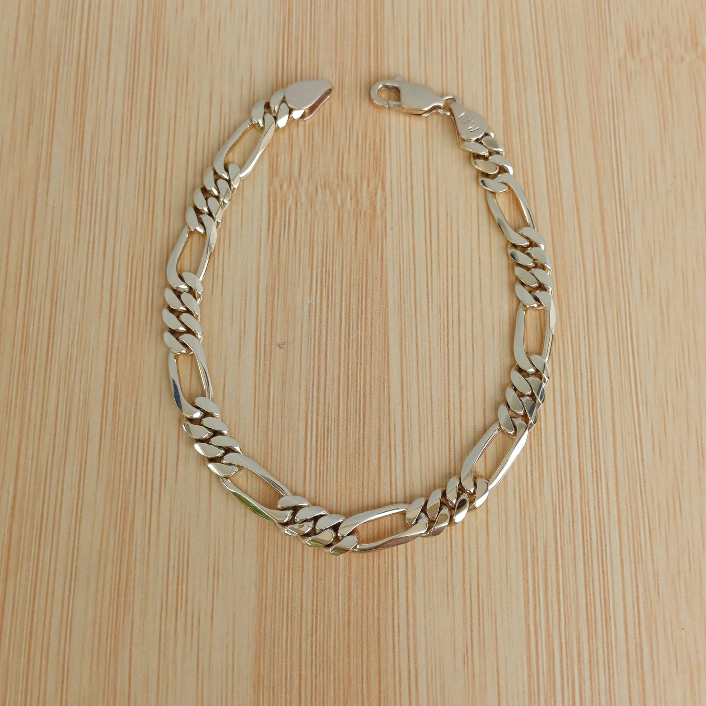 6MM Cartier Figaro Bracelet 14K
