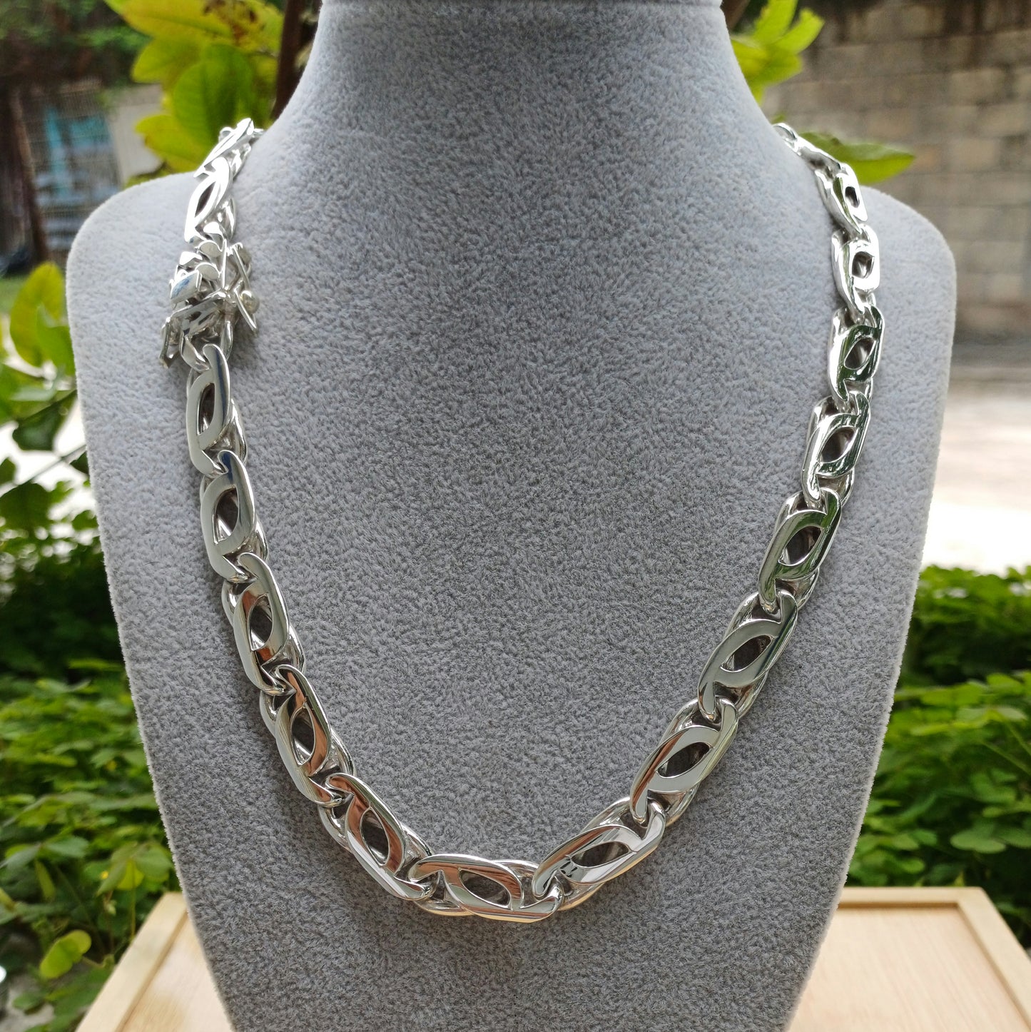 10MM Tiger Eye Link Chain