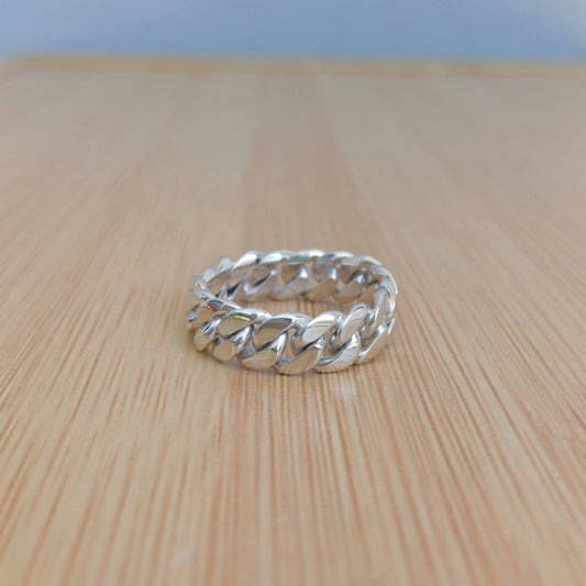 6MM Mexican Cuban Link Ring