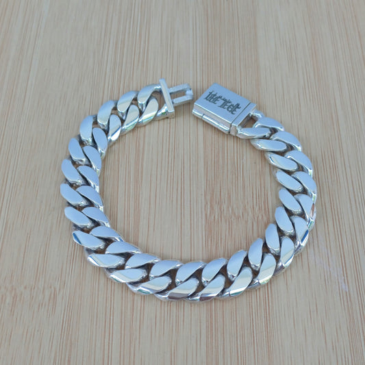 12MM Mexican Cuban Link Bracetlet