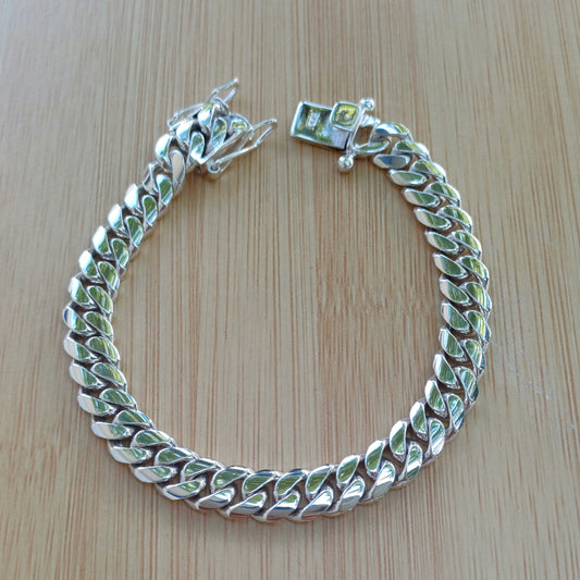 8MM Mexican Cuban Link Bracelet