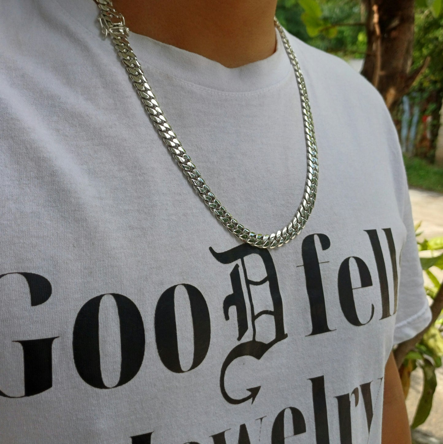 8MM Mexican Cuban Link Chain