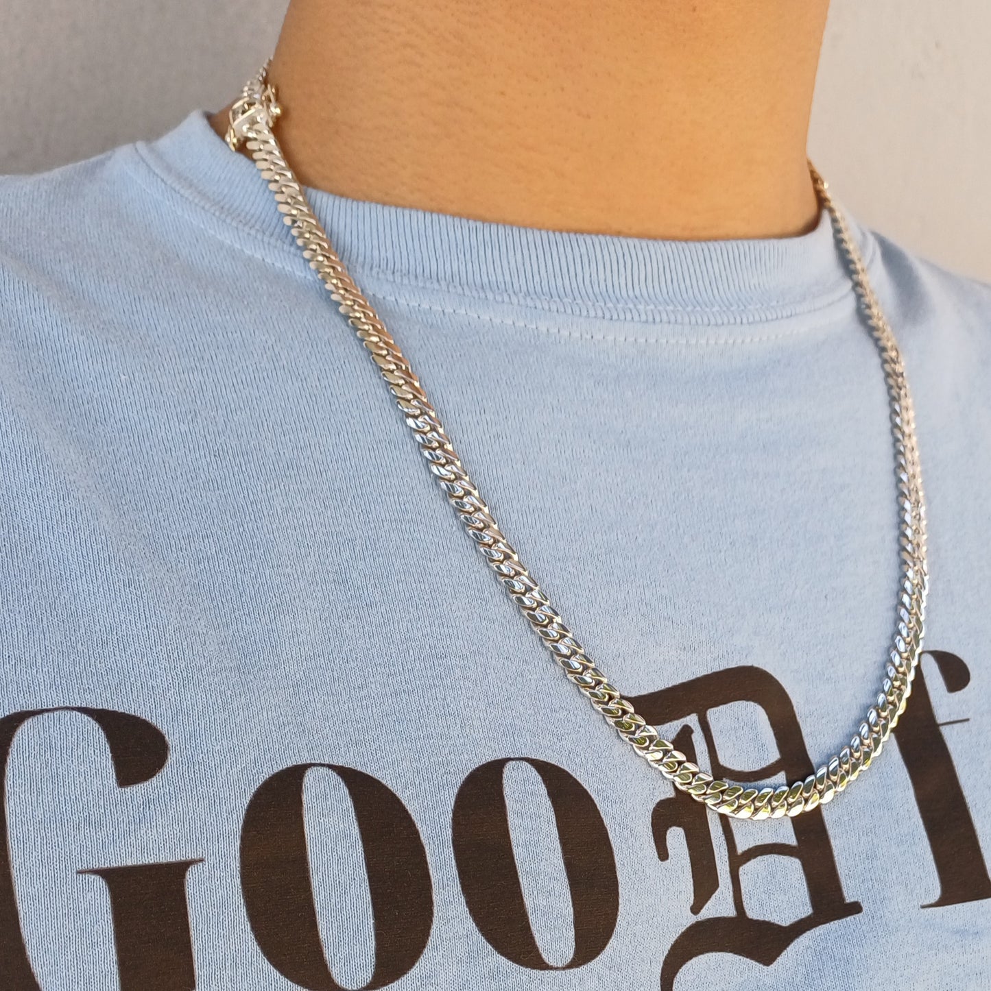 6mm Mexican Cuban Link Chain