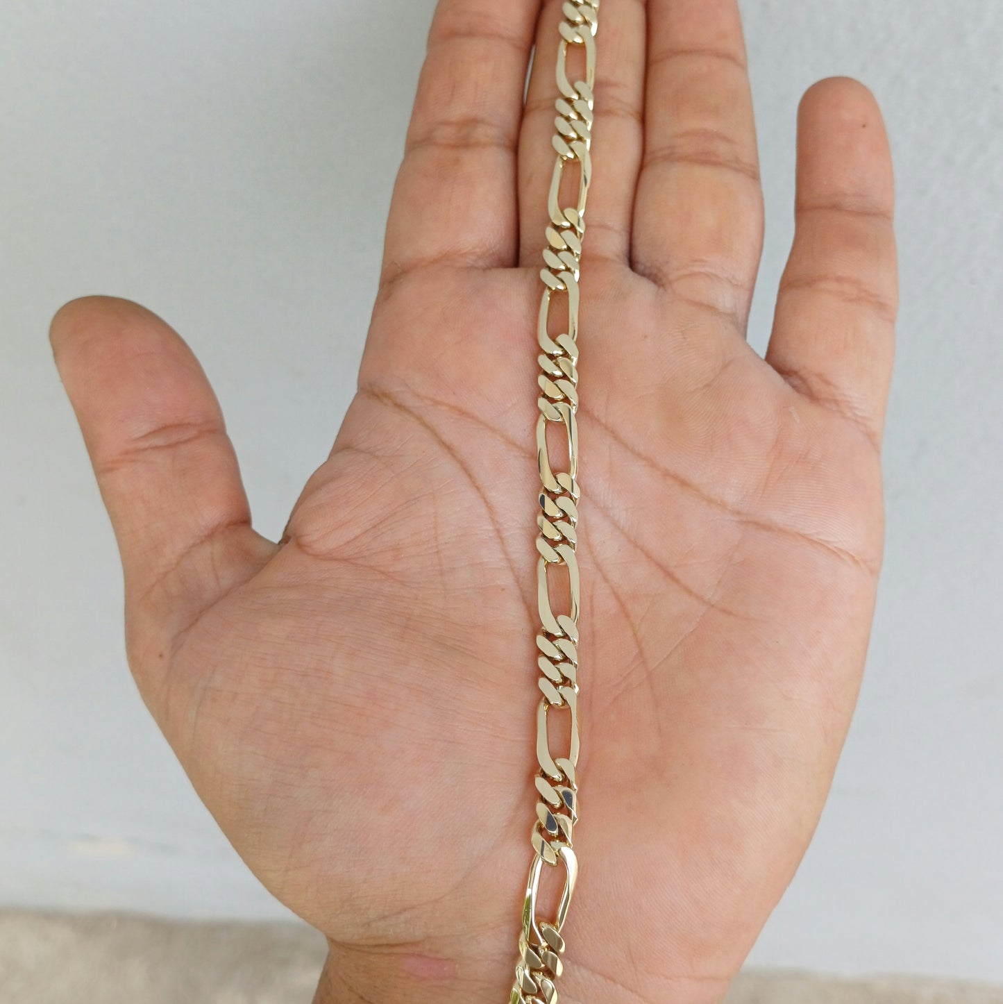 6MM Cartier Figaro Bracelet 14K