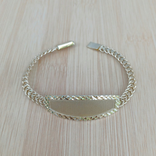 Double Cuban Link I.D Bracelet