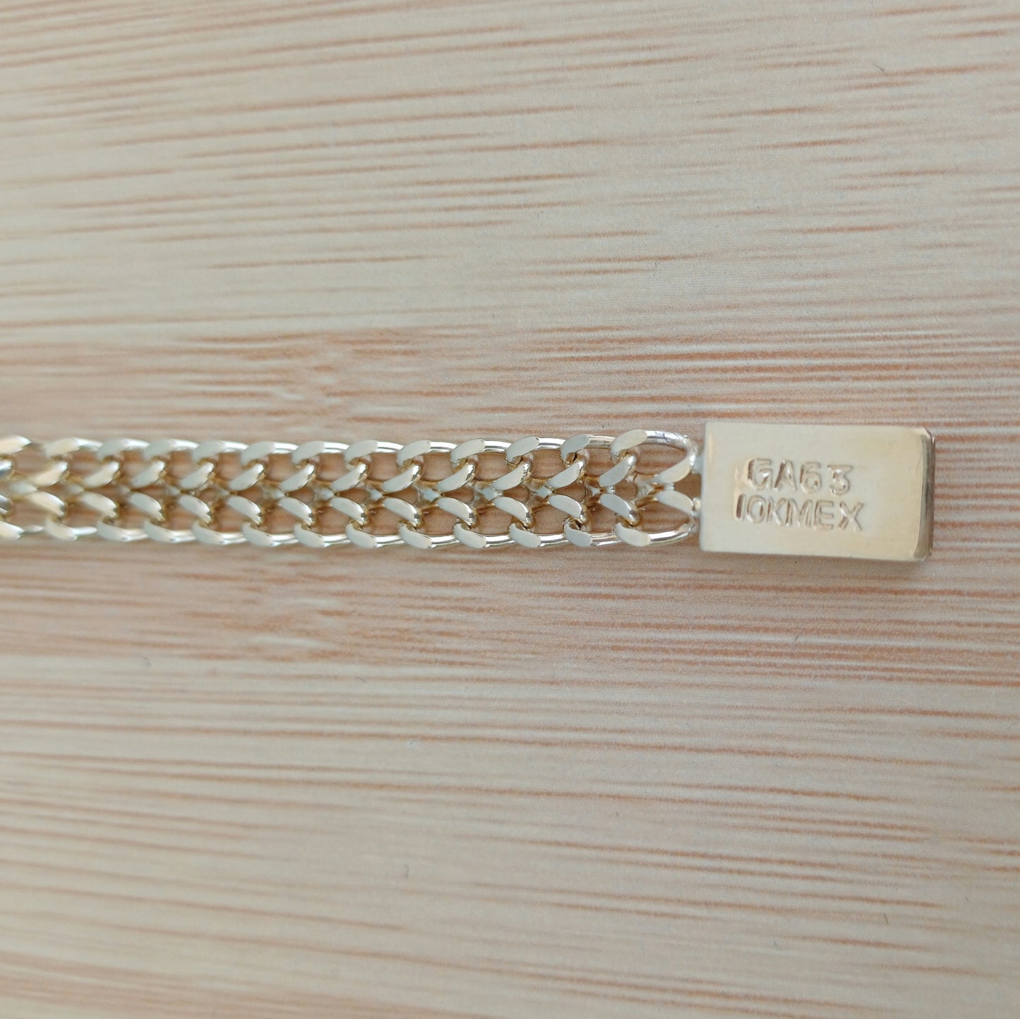 Double Cuban Link I.D Bracelet