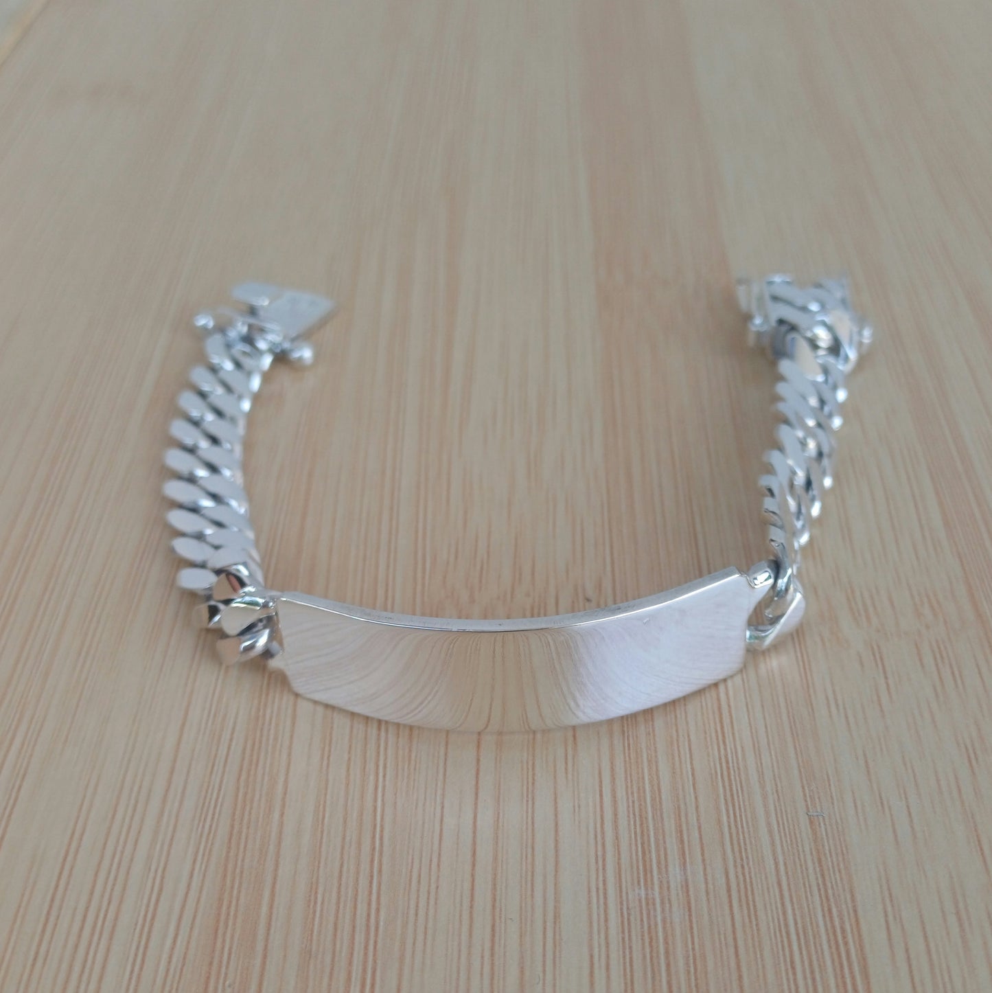 10mm Mexican Cuban Link Bracelet I.D.