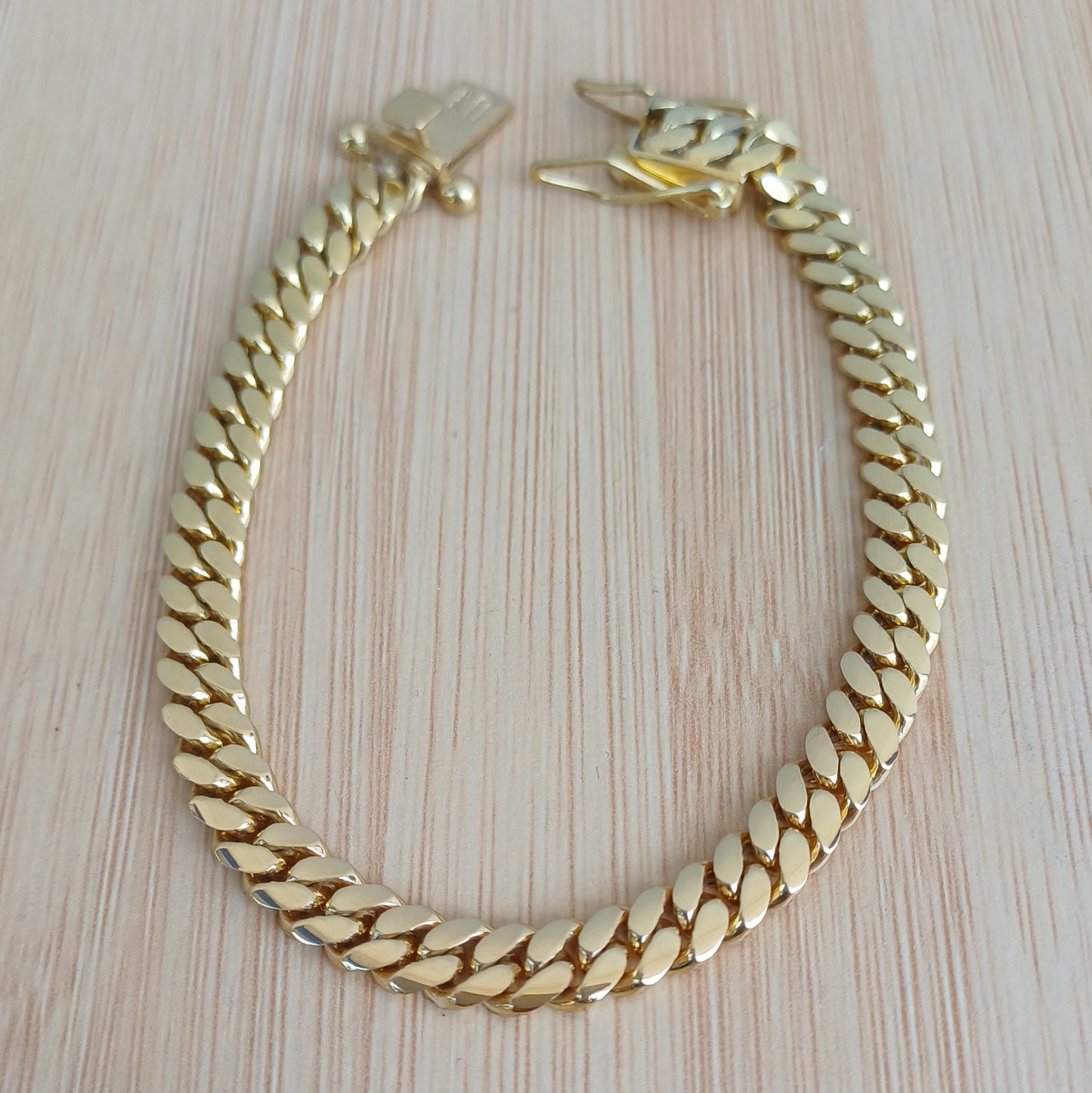 6mm Mexican Cuban Link Bracelet 10K