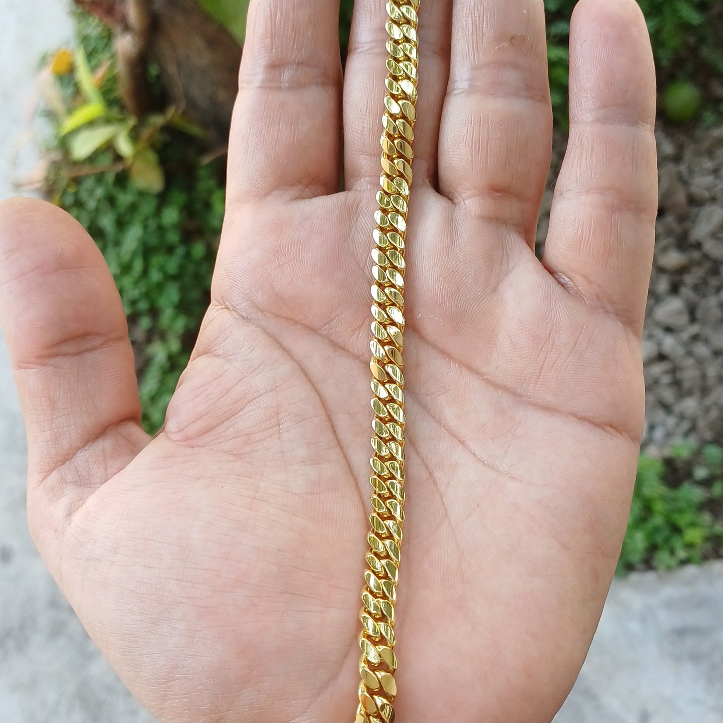 6mm Mexican Cuban Link Bracelet 10K