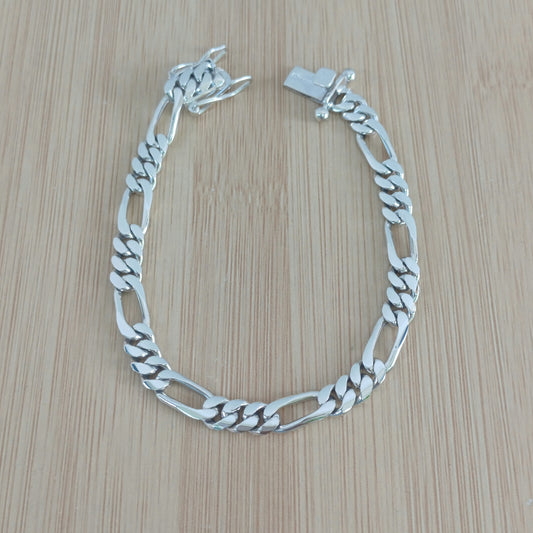 6mm Figaro Link Bracelet