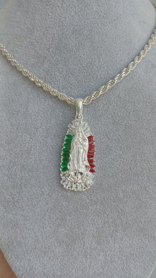 Virgen de Guadalupe tri color